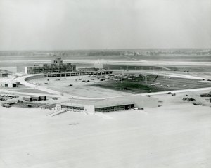 1959, Smith Terminal and American Airlines Airfreight terminal.